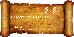 Gombócz Gizella névjegykártya